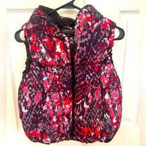 CALVIN KLEIN Performance Puffer Vest w/ Zipper Hood